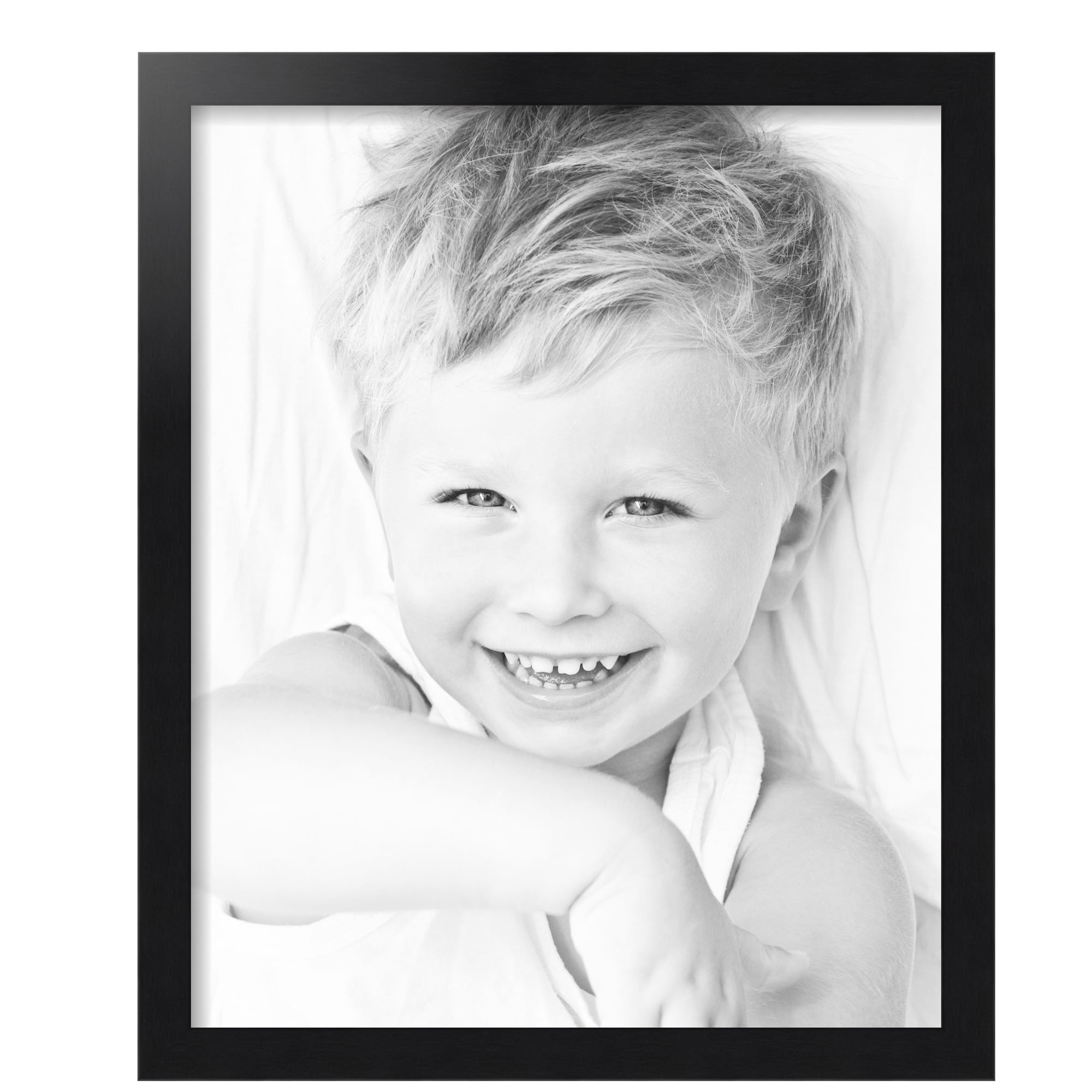 ArtToFrames 18" x 22" Black Steel Picture Frame, 18x22 inch Black MDF Poster Frame (WOM-4639), 4 Pack