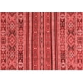 thumbnail image 1 of Ahgly Company Indoor Rectangle Abstract Red Modern Area Rugs, 7' x 9', 1 of 4