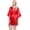 Red, variant on Turquaz Women's Bride Bridesmaids Silky Robe Satin Kimono Robes for Women Lingerie