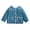 Blue, variant on LYMAYTER Kids Unisex down Jacket Boys Girls Long Sleeve Warm Outerwear Toddler Winter Light Coats for 1-6 Years