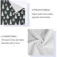 thumbnail image 3 of Coolnut 3 PCS Towel Snowflake Christmas Tree Cotton Bath Towel Set (1 Bath Towel, 1 Hand Towel, 1 Washcloth) for Bathroom, Super Soft and Quick Dry Towels, 3 of 6