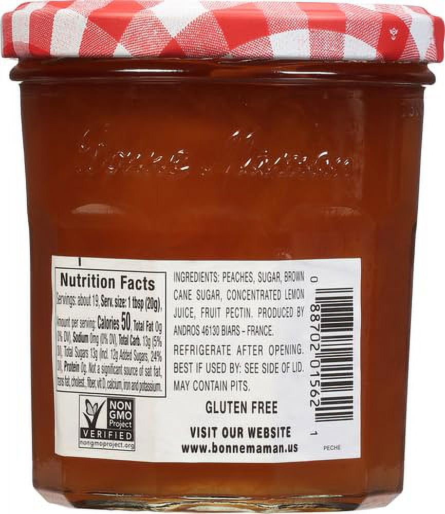 Bonne Maman Peach Preserves, 13 Oz (Pack of 6)