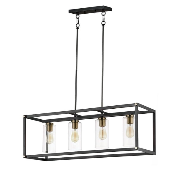 2644BKAB Maxim Lighting Capitol - 4 Light Linear Pendant