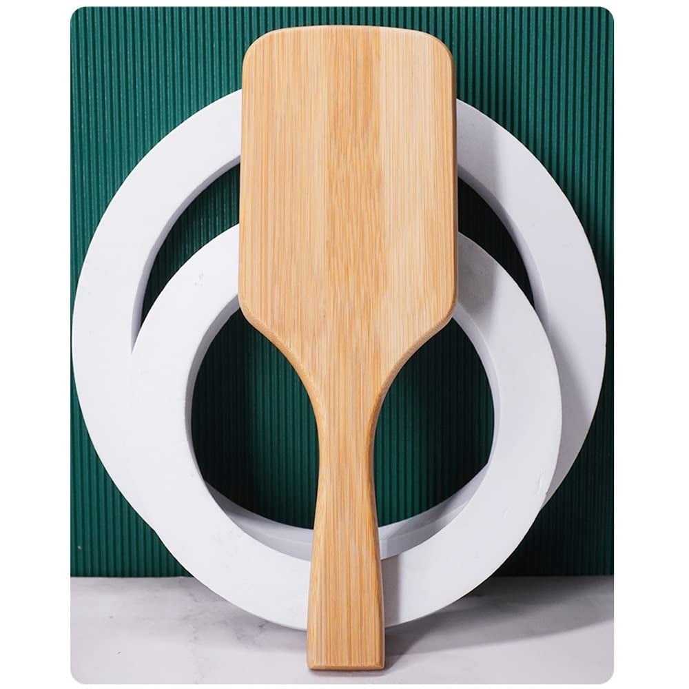 RKXQT Hair Brush, Natural Wooden Bamboo Hair Combs, Massage Comb for Women & Men, Reduce Frizz, Massage Scalp for Straight Curly Wavy Dry Wet Thick or Fine Hair