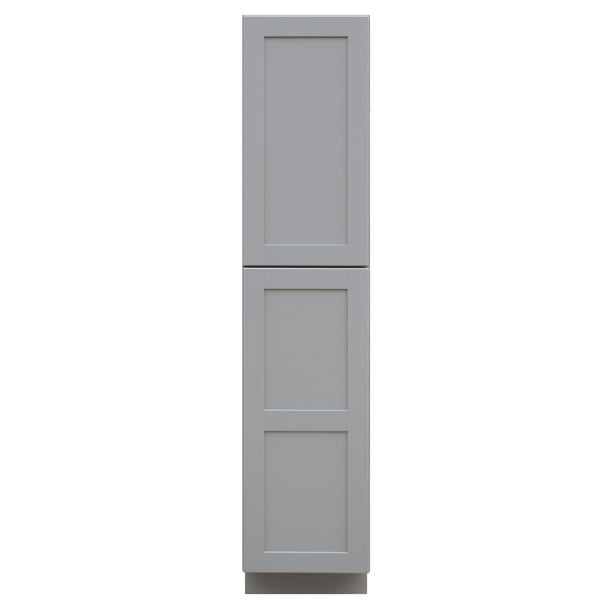 Sunny Wood GSP1884-A Dove Gray Grayson 18" Wide X 84" High X 24" Deep Pantry Cabinet - Walmart ...