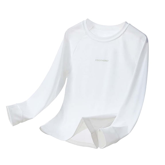 JIAHONG Kids UPF 50 Sun Shirt Girls Quick Dry Sun Protection Clothing Athletic Hoodie with Thumbholes, White, 5-6 Years