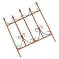 thumbnail image 4 of MasteelfCA 1PC Mini House Fence Decor Retro Wrought Iron Mini Fence Decoration(Light Brown), 4 of 7