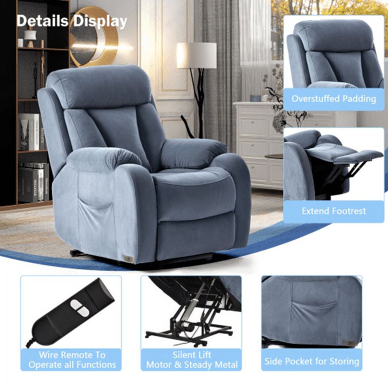 Stress Free Cheer Flip Up Footrest Recliner - Comfort Center