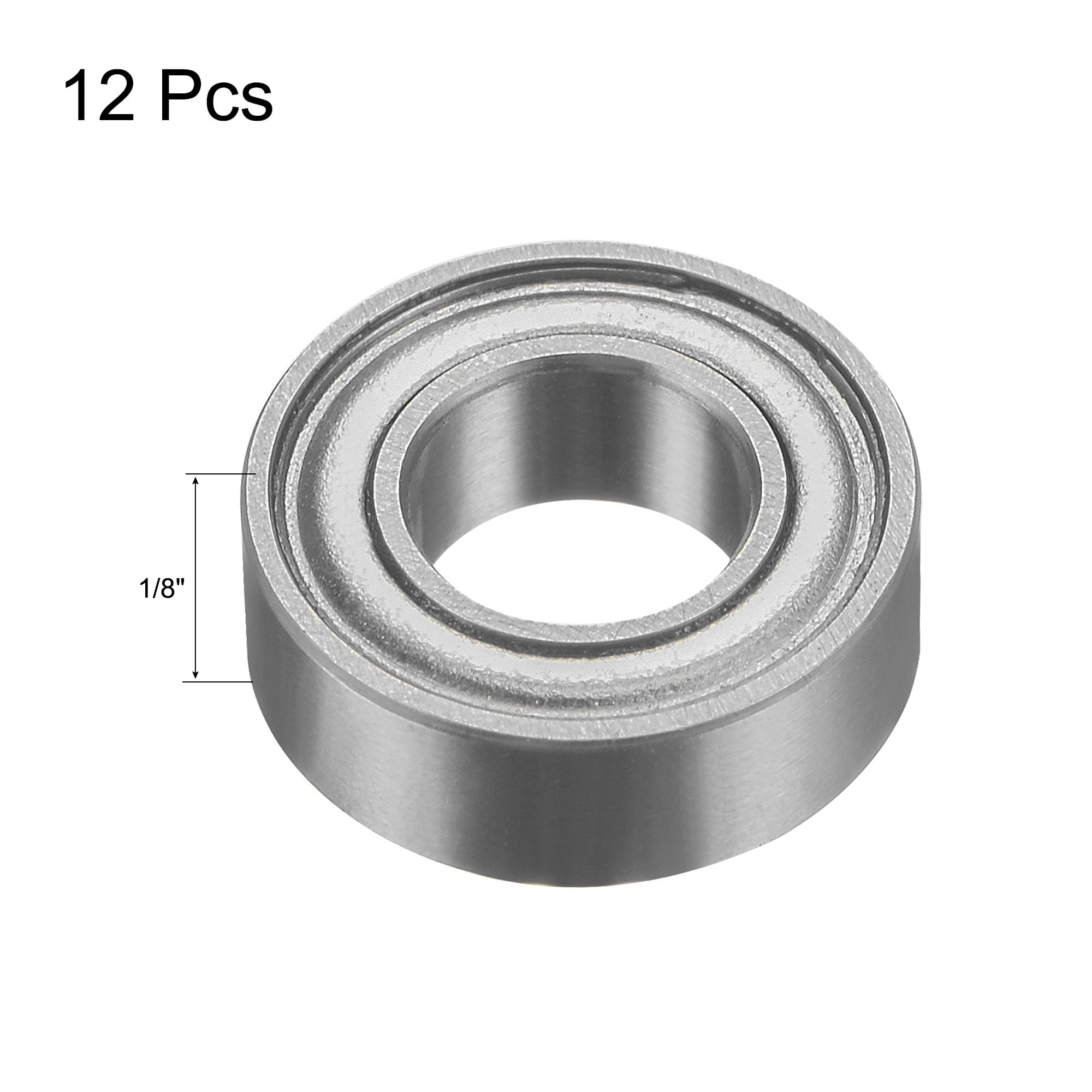 Unique Bargains Bearing Accessory Kit for Router Bit with Top Mounted 3/16"x3/8"x1/8"