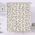 thumbnail image 3 of Cute Grey Leopard Shower Curtain Modern Simple Home Tub Decor QuickDry Washable Durable Polyester Fabric (72"x72) Perfect for a Chic and Functional Bathroom Makeover, 3 of 6