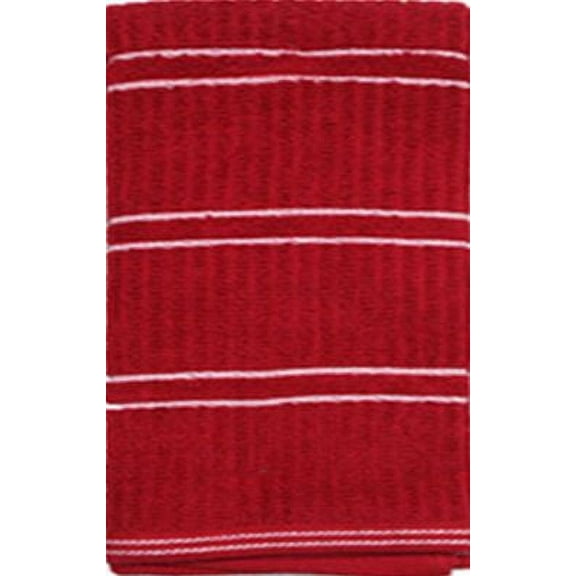 KITCHEN TOWELS JM 2PK RIB RED