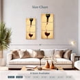 thumbnail image 4 of Elephant Stock Pouring Wine Wall Art - Vertical Multi Panel Canvas - Dining Room Wall Decor - Food And Drink Multi Panel - Beige And Red Decor - 12" x 27", 4 of 8