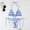 a-110Blue25, variant on Womens Triangle Halter Neck Zebra Stripe Print Two Piece Bikini Set Tie Side String Bikini Bottom Basic Swim Suit Summer Swimwear For Pool Party Trip Stylish Swimwear S