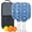 White, variant on Pickleball Paddles Set Of 2, Fiberglass Surface, Camouflage Print, 4 Balls & Bag