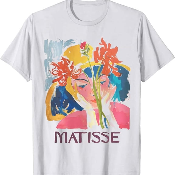 Matisse Floral Graphic Tee: Vintage Botanical Art T-Shirt T-shirt Sizes S-5XL Goldengate