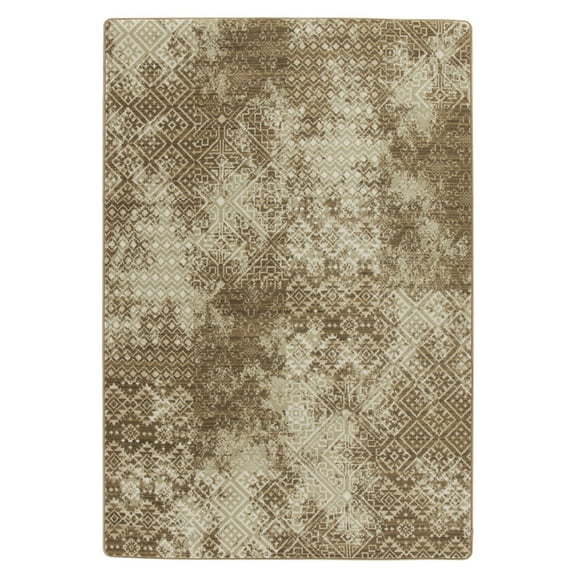 Milliken Drayton Area Rug 4000174168 Smith Tavern Burlap Diamond Petals 7' 8" x 10' 9" Rectangle