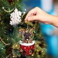 thumbnail image 1 of Clearance! Christmas Ornaments Dog For Tree Decorations Christmas Cutouts Double Printed For Holiday Tree Party Home Decorations 12 Designs, 1 of 8