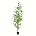 thumbnail image 2 of Vickerman 5' Potted Mini Bamboo Tree 819 Leaves - TB190450, 2 of 3