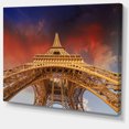 thumbnail image 2 of Belle Vue de Paris Tour Eiffel Ciel Rouge, 2 of 3
