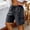 (Fashion 66)Black, variant on Aimik Men's Modern Cargo Shorts Contrast Drawstring Flap Pockets Breathable Summer Shorts for Beach Vacation Daily Wear