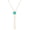 Gold, variant on Square Imitation Turquoise Bolo Tie Necklace for Women, Gold Adjustable Slide Lariat Long Chain Western Jewelry Gift