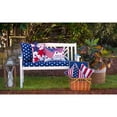 thumbnail image 2 of Pillow Perfect  Outdoor Macey Americana Rectangular Throw Pillow (Set of 2) - 11.5 X 18.5 X 5 - 11.5 X 18.5 X 5, 2 of 5
