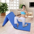 thumbnail image 5 of kurtrusly Tri Fold Folding Exercise Mat Home Gym Waterproof for Balance Trainer Blue, 5 of 5
