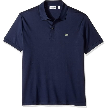 Lacoste Mens Short Sleeve Pima Jersey Interlock Regular Fit Polo Shirt ...