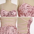thumbnail image 5 of IDOPIP Homecoming Dress for Teens Spaghetti Straps Sequins Short Prom Dress Backless Party Mini Dresses, 5 of 8