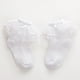 thumbnail image 4 of Guardurnaity Calcetines de encaje para niña, 2 capas, calcetín tobillero con volantes, calentador de pies de algodón para regalo de baile para niños, Medias Blanco 4-6 años Guardurnaity AP003202-02, 4 of 6