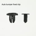thumbnail image 5 of 100pcs - 10mm Nylon Clips Plastic Push Type Rivet Retainer Fastener Bumper Pin Fender Flare Compatible with Honda Accord, 5 of 8