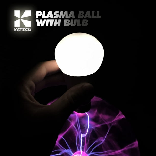 Plasma Ball Light Lampe de boule de plasma magique Lampe de boule de plasma  pour décorations de chambre à coucher et cadeaux Éclairage spécial Lampes  d'ambiance (20x28cm) 