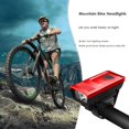 thumbnail image 4 of Ciclismo Luce anteriore per bici USB ricaricabile 4 modalità torcia per faro per bicicletta (rosso) Likrtyny Para estrenar, 4 of 4