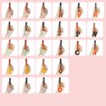thumbnail image 1 of 26 llaveros colgantes de cuero con todas las letras con llaveros personalizados y exquisitos, 1 of 6