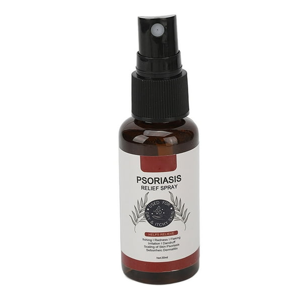 Psoriasis Relieving Spray, 2pcs Portable Psoriasis Relieve Spray Soothing Repair Skin Moisturizing Mild 30ml For Swelling