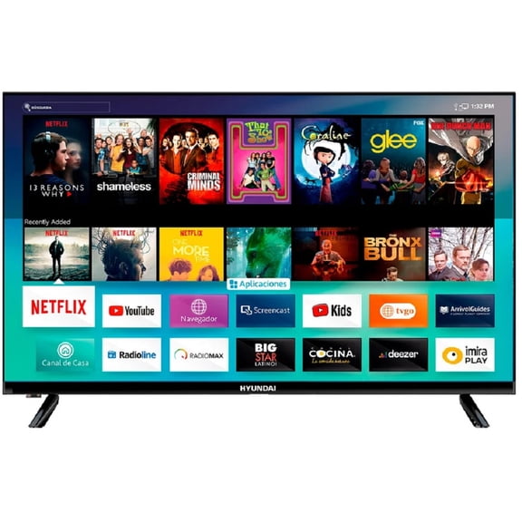 Televisor Hyundai HYLED3244NIM 32 Pulgadas Smart TV HD Borderless