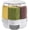 White, variant on 360? Rotating Grain Dispenser With 6 Grids, 13.2lbs Large Capacity Grain Dispenser Rotating Kitchen Storage Containers With Sealed Lid For Peanut Barley Millet And Cereal (Matcha green, 17.6 lbs)