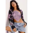 thumbnail image 4 of Abrigo de mujer de primavera 2024, chaqueta con estampado de estrellas y borlas, chaqueta con borde de piel, cárdigan de manga larga, chaqueta de estilo bohemio para mujer, 4 of 4