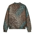 thumbnail image 5 of DISNIMO Leopard Print Sweatshirts for Women Zip Up Jackets Long Sleeve Outwear Warm Sweatshirts for Fall Winter, 2XL, 5 of 7