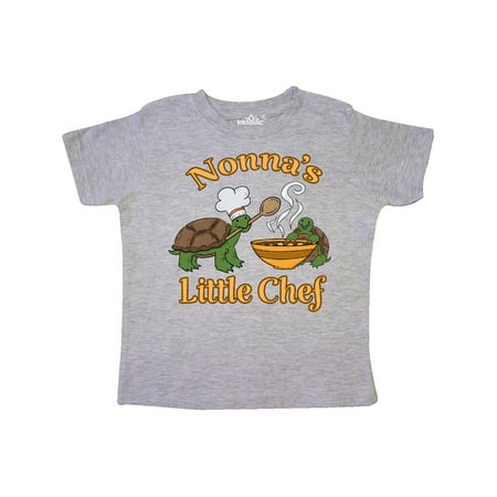 

Inktastic Nonna s Little Chef with Cute Turtles Gift Toddler Boy or Toddler Girl T-Shirt