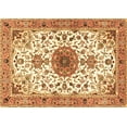 thumbnail image 1 of Ahgly Company Indoor Rectangle Medallion Brown Traditional Area Rugs, 6' x 9', 1 of 4