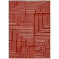 thumbnail image 2 of Addison Rugs Chantille Indoor/Outdoor Transitional Geometric, Abstract Red Washable Rectangle Rug, 3' x 5', 2 of 6