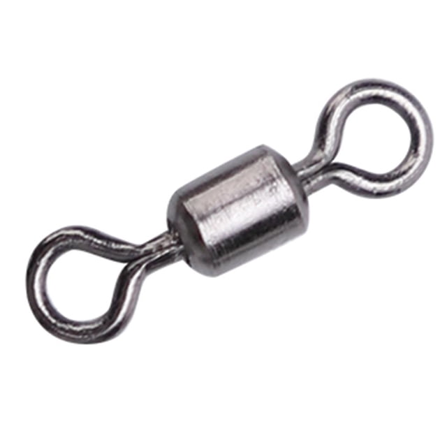 50 Uds. De rodamientos de bolas giratorias de pesca, conectores de anillos sólidos, aparejos de pesca (8)