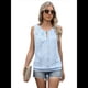thumbnail image 1 of Chaleco Sin Mangas para Mujer Azul Talla S, 1 of 7