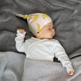 thumbnail image 4 of Zufioo Banana With Leaves Baby Beanie Hats Soft Knotted Caps for Infant Baby Girls Boys Caps 0-6 Months, 4 of 5