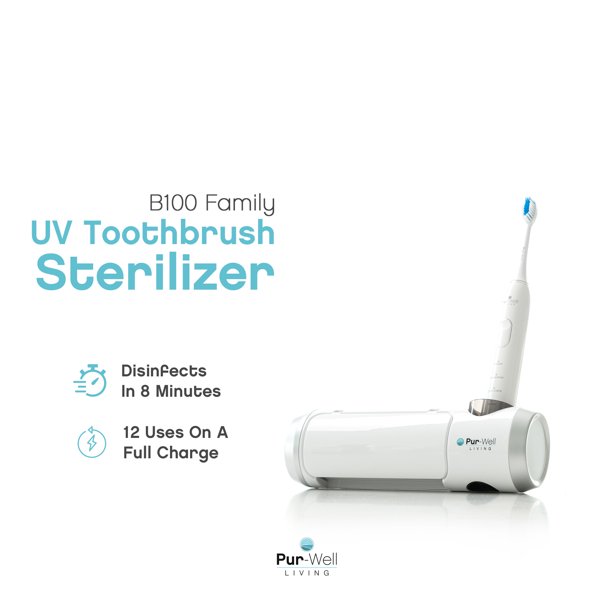 Pur Well UV Light Toothbrush PW Family UV B100 Light Sterilizer For 5 Brushes
