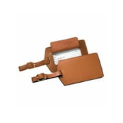 Luggage Tag Travel ID in Leather with Privacy Flap