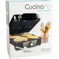 thumbnail image 4 of Mini Waffle Ice Cream Cone Maker - Bake 4 Homemade Mini Cones at Once, Includes Shaper Roller - Make Fun Bite Sized Entertaining Desserts for Holiday Parties and Gift Giving, 4 of 8