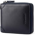 thumbnail image 1 of Cartera de Cuero Genuino para Hombre con Zíper, RFID, Segura, de Gran Capacidad, Doble Pliegue, Multi-tarjeta, Carteras de Cuero para Hombre y Monedero, 1 of 7