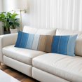thumbnail image 2 of Blue Brown Body Pillow Covers 20"x54", Gradient Wood Grain Farmhouse Country Soft Brushed Microfiber Breathable Throw Pillow Covers, Pillowcase with Zipper for Couch Sofa Bedroom Living Room, 2 of 9